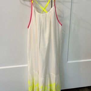 Billieblush neon accent dress size 8